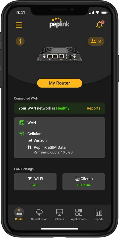 peplink app.